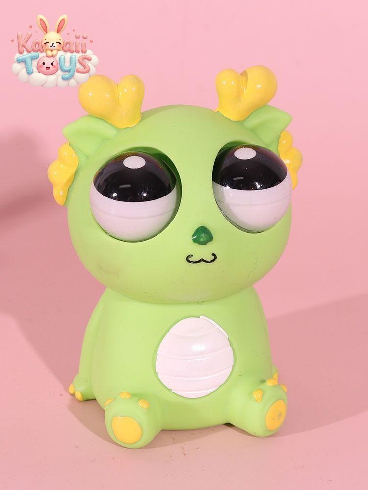 Eyeball Burst Squeeze Toy Dragon Cute Staring Dragon Stress Relief Lightxgreen Kawaii Toys