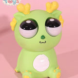 Eyeball Burst Squeeze Toy Dragon Cute Staring Dragon Stress Relief Lightxgreen Kawaii Toys