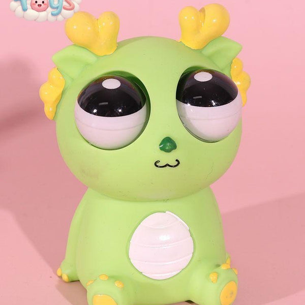 Eyeball Burst Squeeze Toy Dragon Cute Staring Dragon Stress Relief Lightxgreen Kawaii Toys