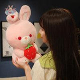 Cute Stuffed Rabbit Plush Soft Toys Bunny Pillow Doll Creative Gifts Sleep Toy Kawaii Toys