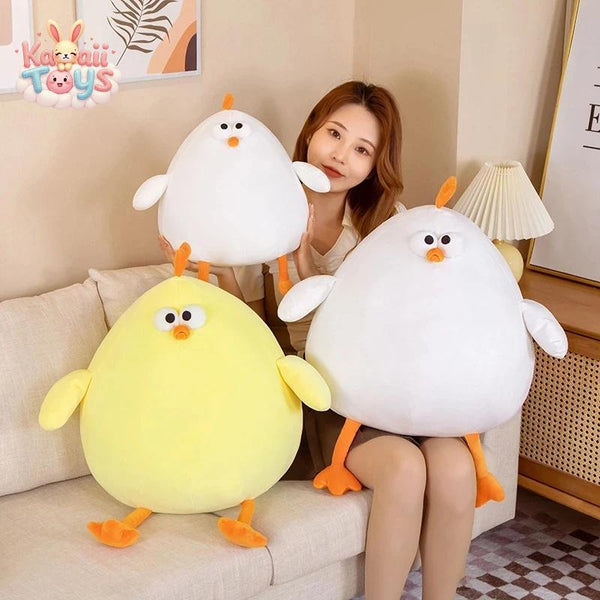 Fat Chicken Plush Toy – Your Adorable Cuddle Buddy