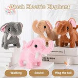 Electronic Plush Pet with Sound – The Cutest Walking Elephant Toy Kawaii Toys