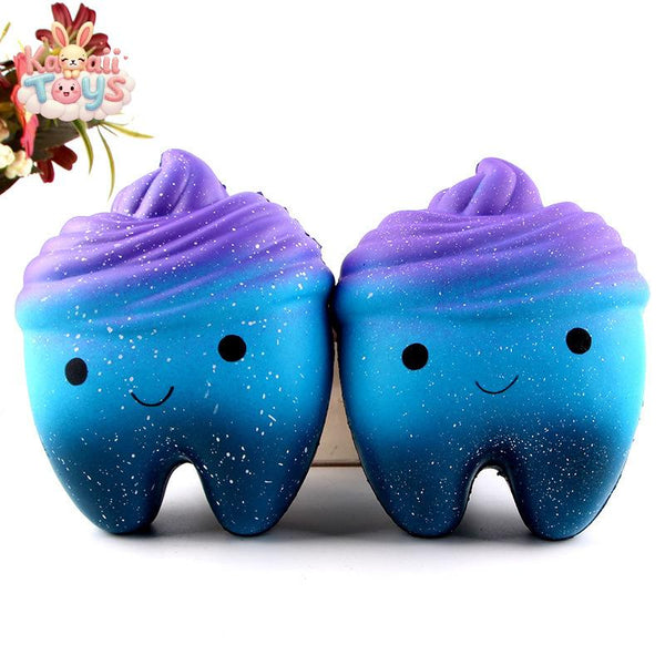 Slow Rebound Scented Toy Cute Starry Sky Teeth Kids Stress Relief Toys Kawaii Toys