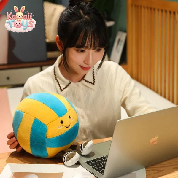 Hot Sale Creative Simulation Volleyball Plush Toy Gifts Room Decoration Kawaii Toys