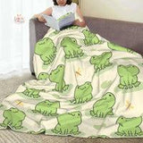 Cute Frog Throw Blanket – Cozy, Soft, and Perfect for Every Season! Kawaii Toys