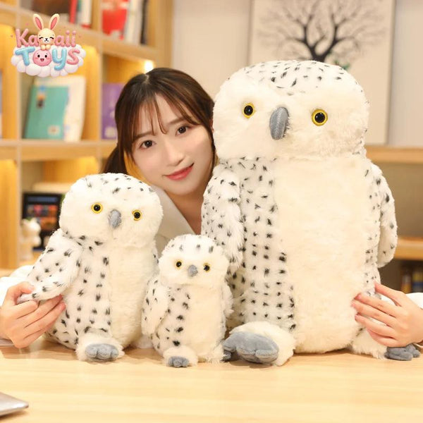 Owl Plush – A Majestic Snowy Companion Kawaii Toys