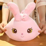 Cartoon Rabbit Pillow Plush Toy Kawaii Stuffed Soft Sleeping Cushion Kawaii Toys