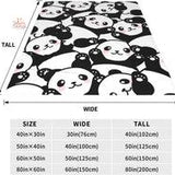 Cartoon panda throw blanket – Soft, Warm, and Adorably Cozy! Kawaii Toys