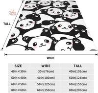 Cartoon panda throw blanket – Soft, Warm, and Adorably Cozy! Kawaii Toys