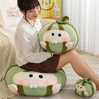 Creative Melon Plush Toy - Soft Stuffed Fruit Bag Doll Kawaii Toys