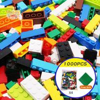 1000-Piece DIY Creative Building Blocks Set - City Classic Bricks Kawaii Toys