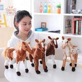 Plush Lifelike Horse Toy Styles Stuffed Animal Horseplay Kawaii Toys