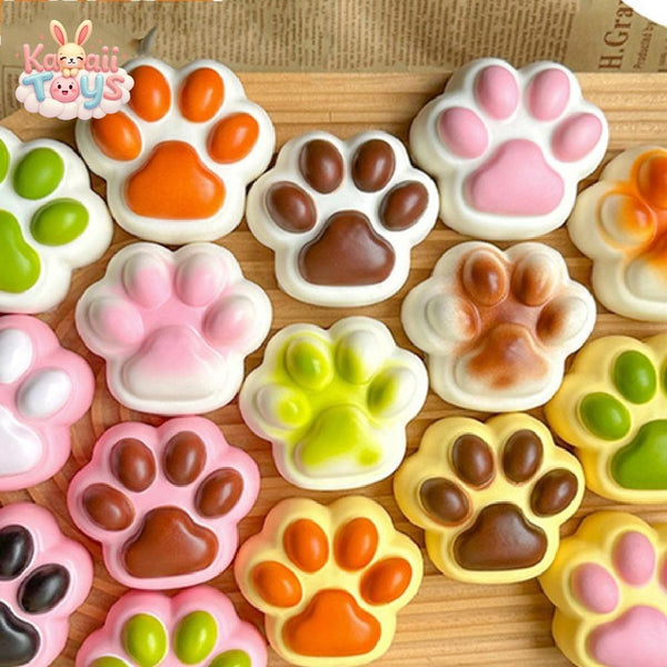 Soft And Adorable Cat's Paw Squeezing Toy – Slow Rebound Cat Paw Squishy Kawaii Toys