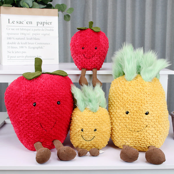 Creative simulation strawberry plush toy