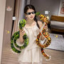 Cartoon Colorful Snake Plush Toy – A Whimsical Companion for All Ages Kawaii Toys