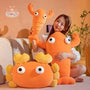 Cartoon Big Eyes Crab & Lobster Plush Toys Underwater Animal Cute Plushie Kawaii Toys