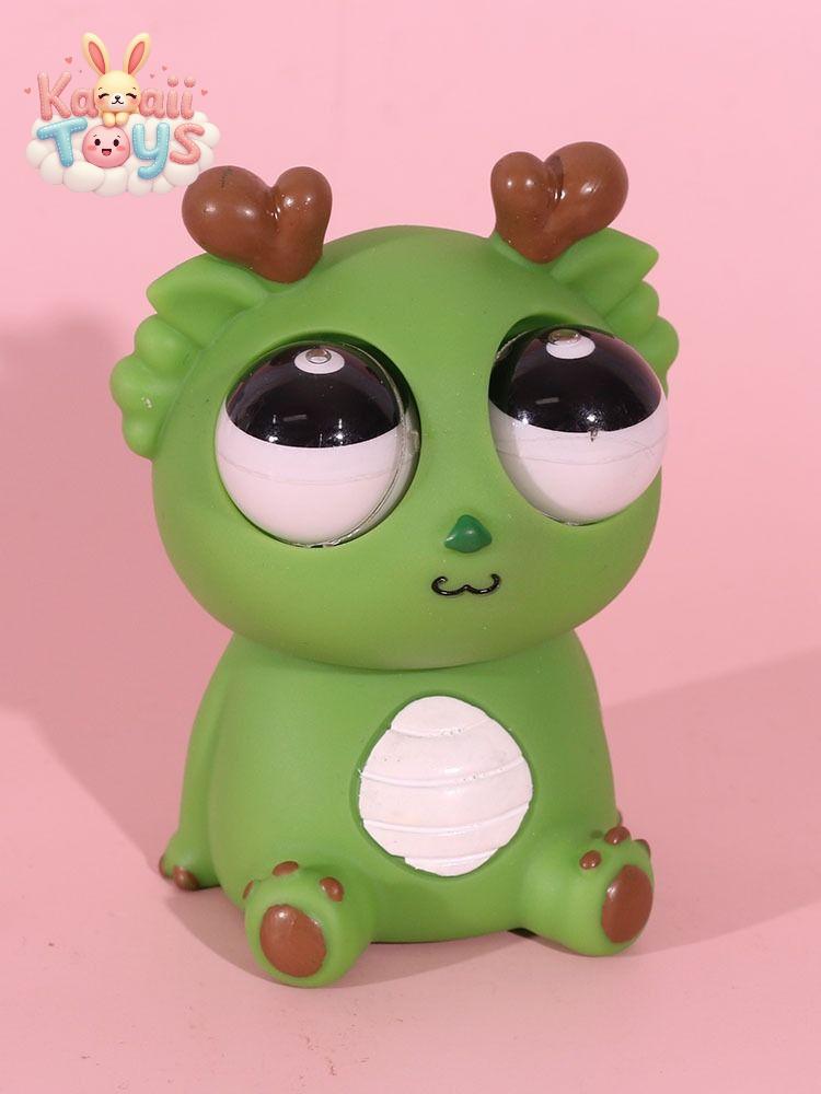 Eyeball Burst Squeeze Toy Dragon Cute Staring Dragon Stress Relief Darkxgreen Kawaii Toys