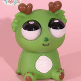 Eyeball Burst Squeeze Toy Dragon Cute Staring Dragon Stress Relief Darkxgreen Kawaii Toys