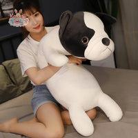 Lying French Bulldog Plush Toys Staffed Cute Dog Puppy Animal 100cm Kawaii Toys