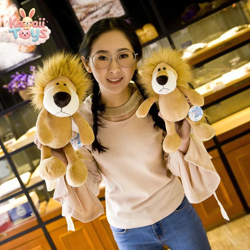 Lion Elephant Monkey Stuffed Plush Doll Jungle Series Animals Toys LKCOMO No977 Store