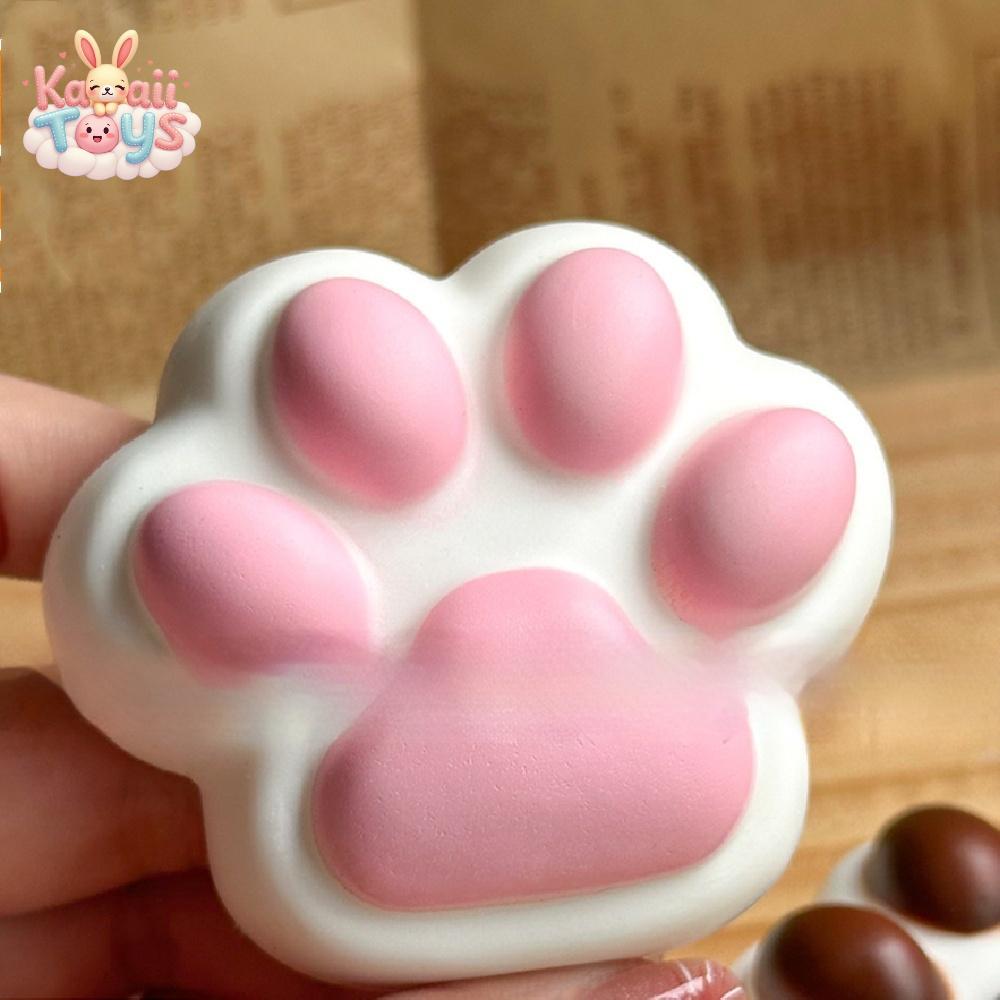 Soft And Adorable Cat's Paw Squeezing Toy – Slow Rebound Cat Paw Squishy Pink Kawaii Toys