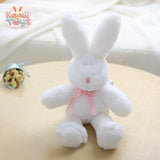 Easter Nordic Style Squinted Rabbit Plush Doll White Kawaii Toys