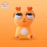 Eyeball Burst Squeeze Toy Dragon Cute Staring Dragon Stress Relief Orange Kawaii Toys