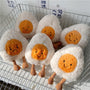 Cute Boiled Egg Plush Toy Creative Doll