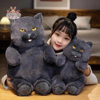 Kawaii Soft Plush British Shorthair Stuffed Animal Cat Toys Kawaii Toys