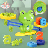 Children's Montessori Math Toy Funny Frog Scale Balance frog LKCOMO No977 Store