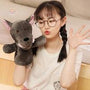 Grey Wolf Plush Hand Puppet Toy – Bring Stories to Life Kawaii Toys