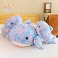 Rainbow Whale Shark Plush – A Colorful Ocean Adventure Kawaii Toys