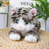 Bengal Cat Plush Simulation Cat Plush Toy Model Fake Cat Realist Plush Sound Cat 3 Kawaii Toys