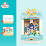 Cartoon Music Puzzle Children's Family Mini Claw Machine Blue Classic Color Box USB Kawaii Toys