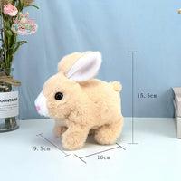 New Electronic Plush Rabbit – Soft Plush Robotic Bunny Toy for Kids Yellow Kawaii Toys