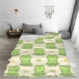 Cute Frog Throw Blanket – Cozy, Soft, and Perfect for Every Season! Kawaii Toys