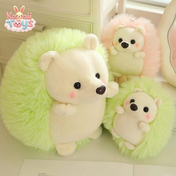 Cute Hedgehog Plush Keychain for Bags Keys