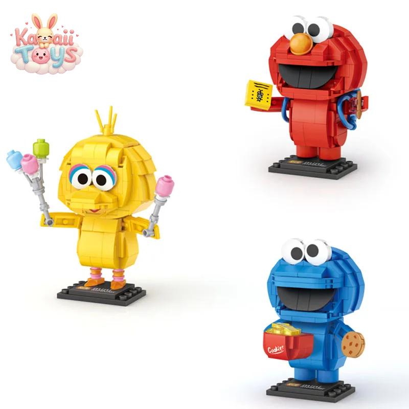 Lovely Cartoon Image Mini Block Sesame Street Figures