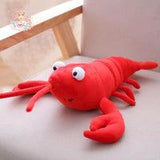 Simulation Lobster Plush Toy Stuffed Sea Animal Lobster Pillow Soft Toy 80cm Kawaii Toys