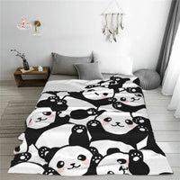 Cartoon panda throw blanket – Soft, Warm, and Adorably Cozy! Kawaii Toys