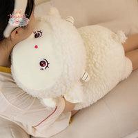 Lovely Fluffy Sheep Pillow Toy Stuffed Soft Animal Sheep Cushion Kawaii Toys