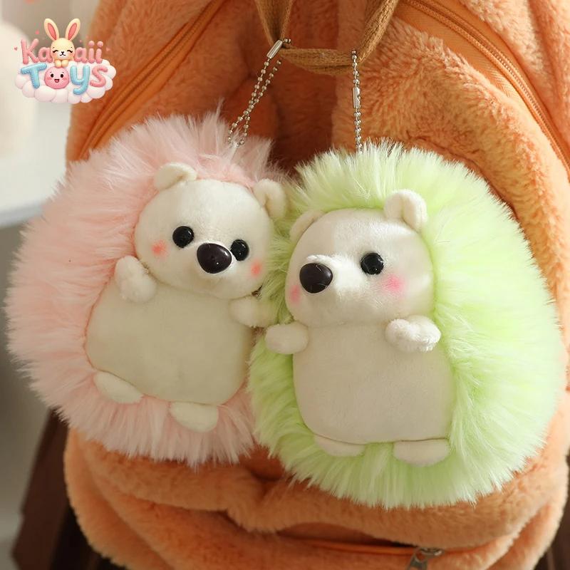 Cute Hedgehog Plush Keychain for Bags Keys