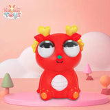 Eyeball Burst Squeeze Toy Dragon Cute Staring Dragon Stress Relief Red Kawaii Toys