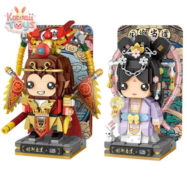 Big Head Chinese Mythical Characters Mini Block