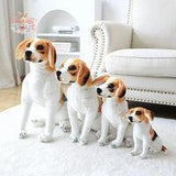 Simulation Giant Dog Toy Realistic Stuffed Animal Beagles Dog Plush Kawaii Toys