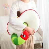 Soft Stuffed Apple with Bear – A Cuddly Surprise Inside! Kawaii Toys