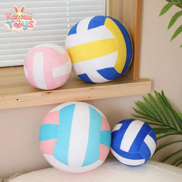 Soft Volleyball Plush Pillow – A Cozy Hug for Every Sports Fan Kawaii Toys