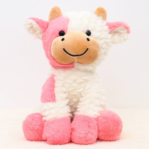 Toy Cute Sitting Cow Doll Cow Plush Toys Wholesale Ox Year Mascot