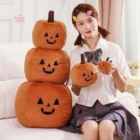 Orange Halloween Pumpkin Plush Toy Kawaii Toys