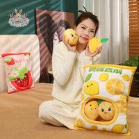 Plushie Fruit Bag – A Delightful Treat in a Cuddly Bag! Kawaii Toys